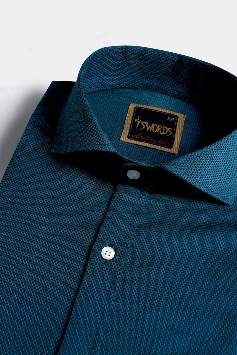 7Swords-Daintree Blue Premium Cotton Shirt 1