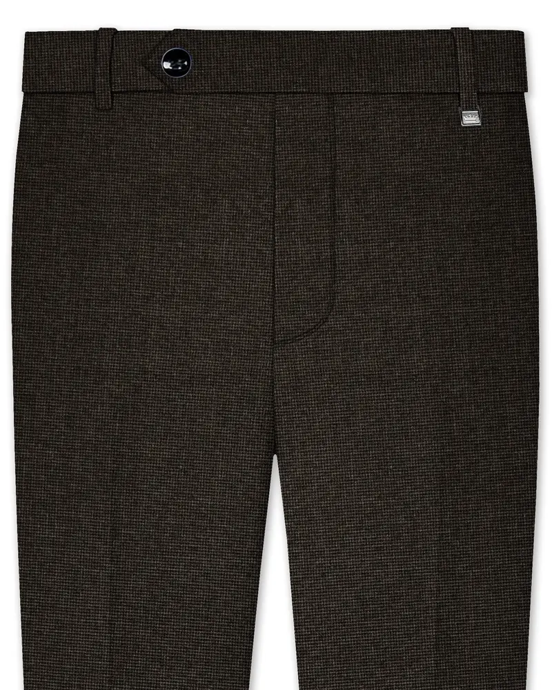 Acadia Grey Textured Pant 1