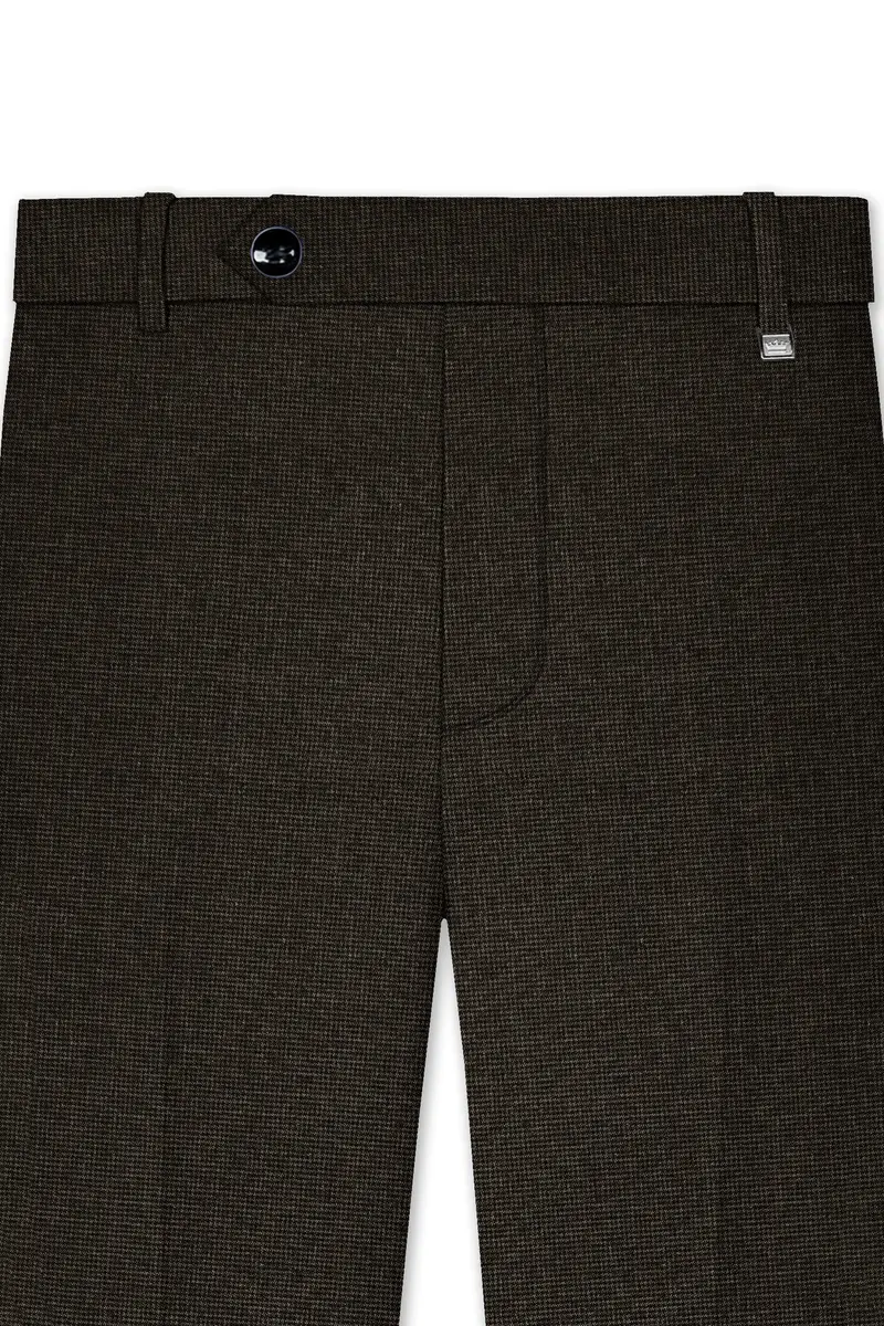 Acadia Grey Textured Pant 4