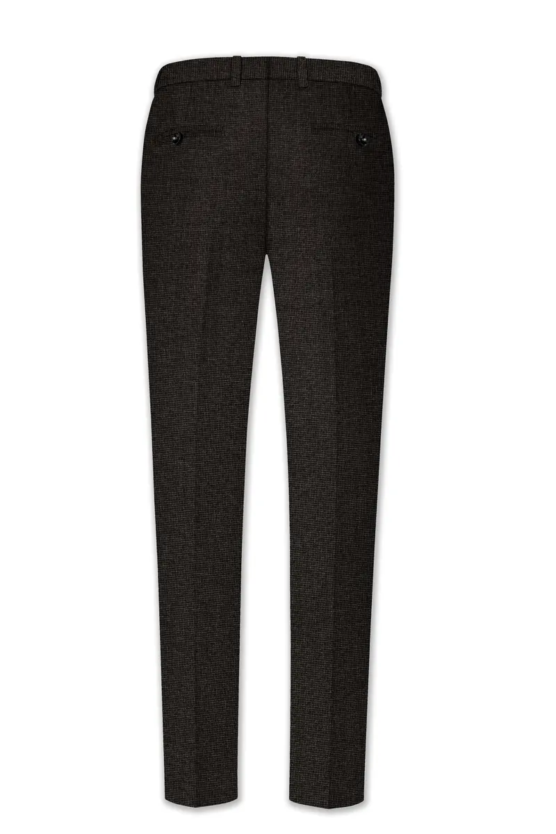 Acadia Grey Textured Pant 5