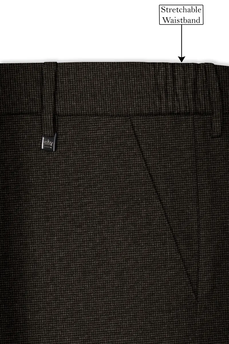 Acadia Grey Textured Pant 6