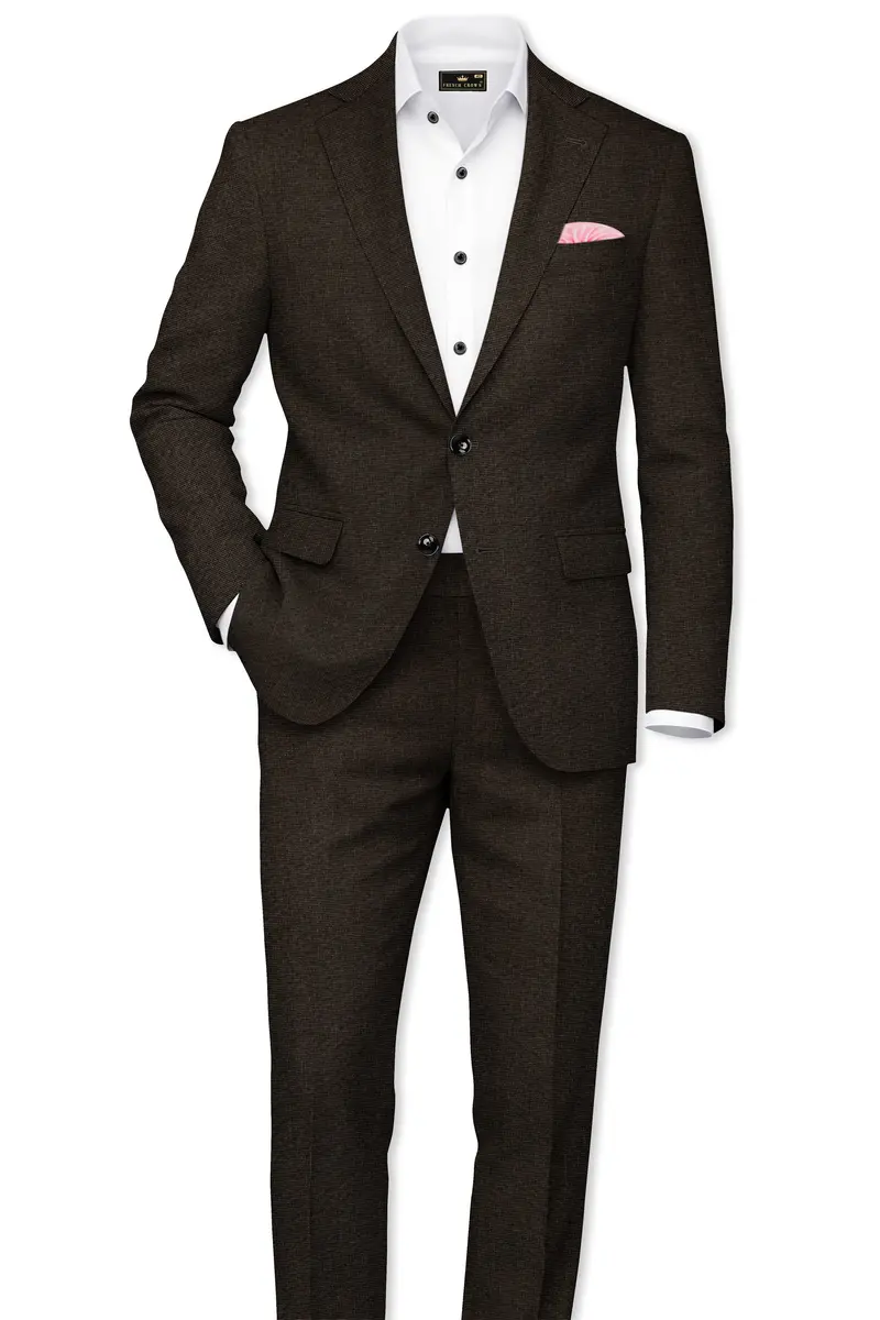 Acadia Grey Textured Pant 7