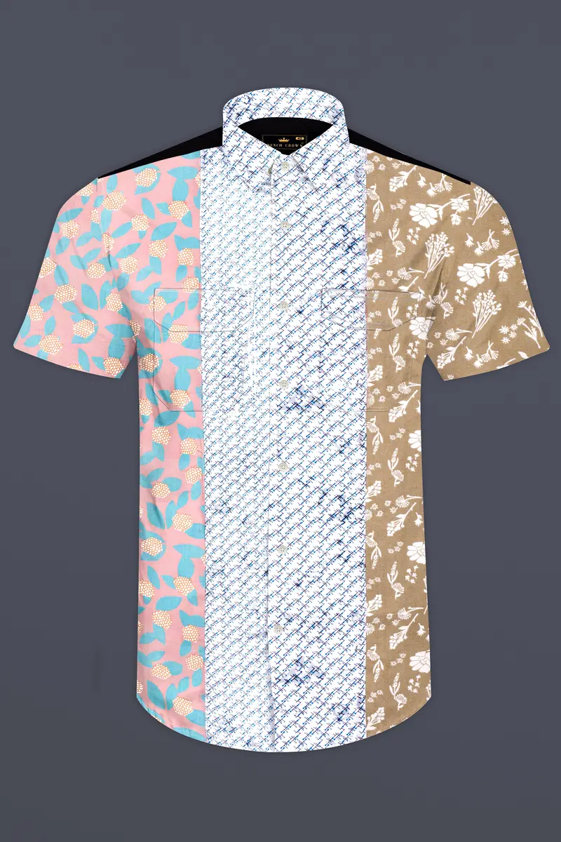 Acapulco Green With Jade Black Super Soft Premium Cotton Designer Shirt 2
