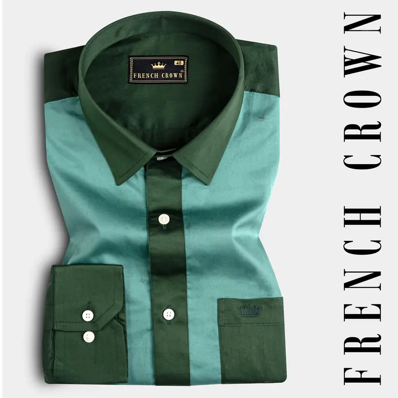 Acapulco With Axolotl Green Super Soft Premium Cotton Designer Shirt 10