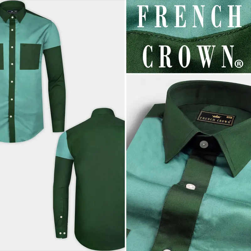 Acapulco With Axolotl Green Super Soft Premium Cotton Designer Shirt 9