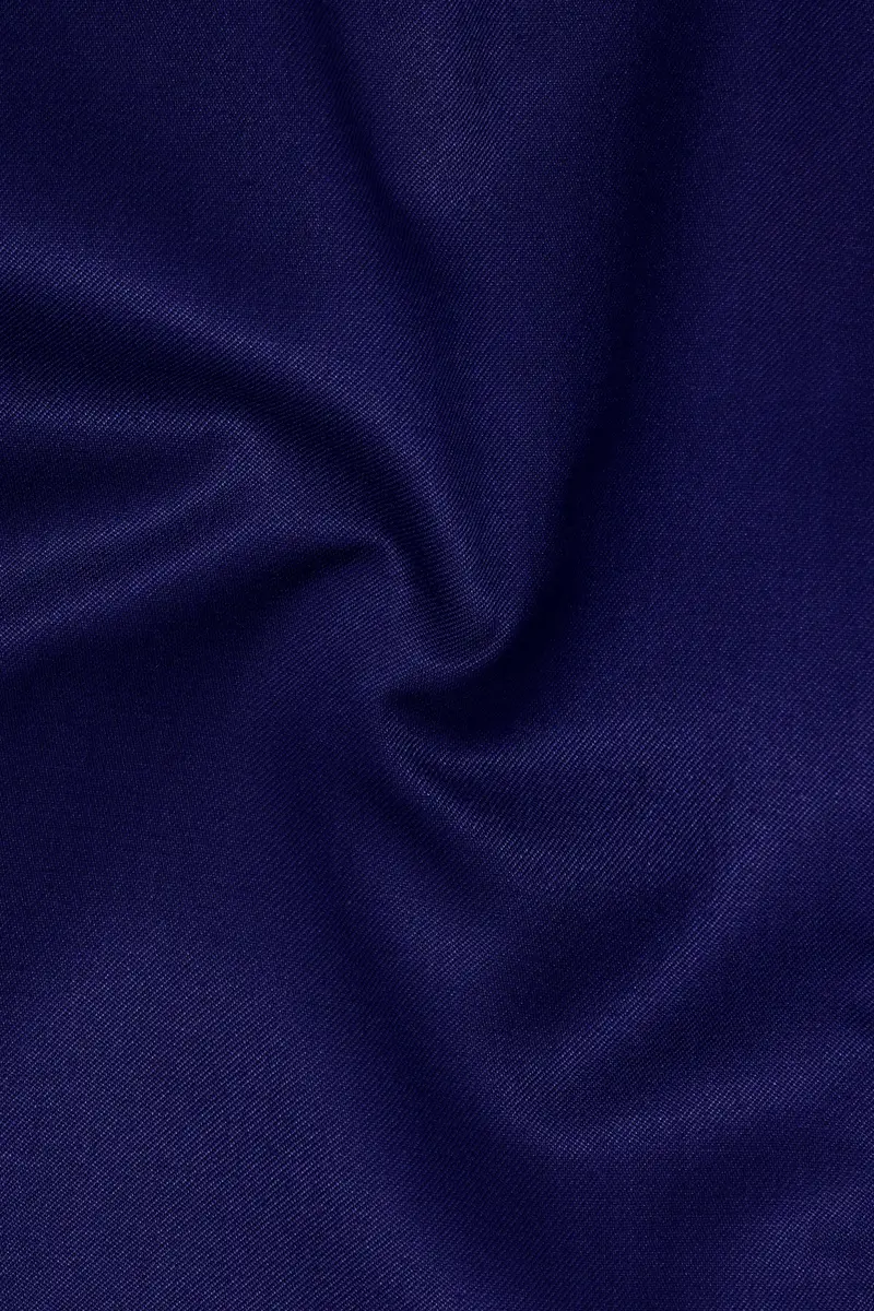 Admiral Blue Wool Rich Pant 3
