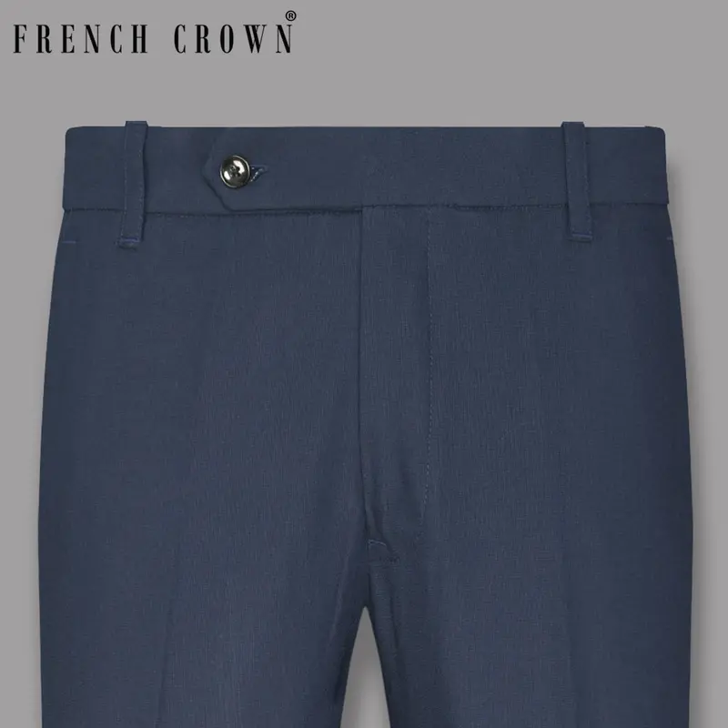 Aegean Blue Premium Cotton Pant 1