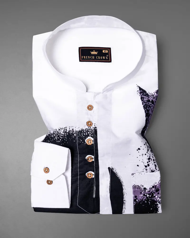 Alabaster Printed Premium Cotton Kurta Shirt 5