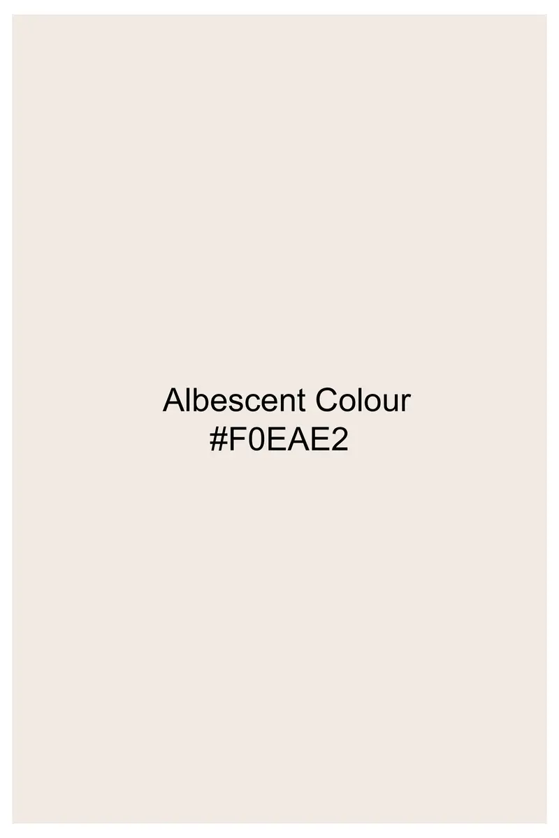 Albescent Cream Subtle Sheen Viscose Kurta Set 8