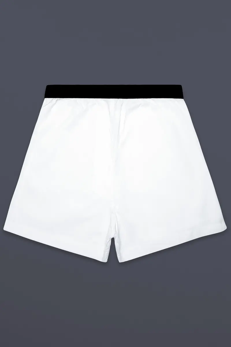 Albionis-Bright White Elastane Stretch Luxurious Linen Boxer 6