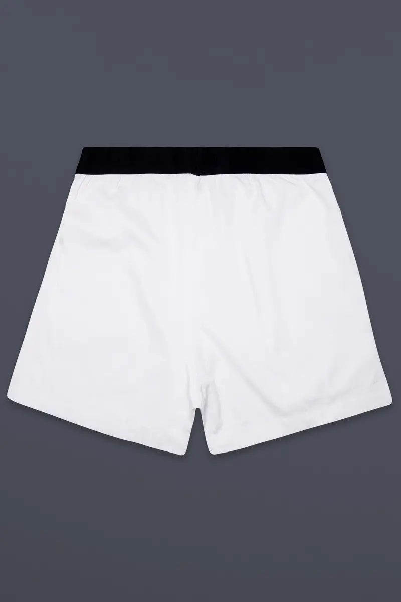 Albionis-Bright White Elastane Stretch Subtle Sheen Super Soft Premium Cotton Boxer 6