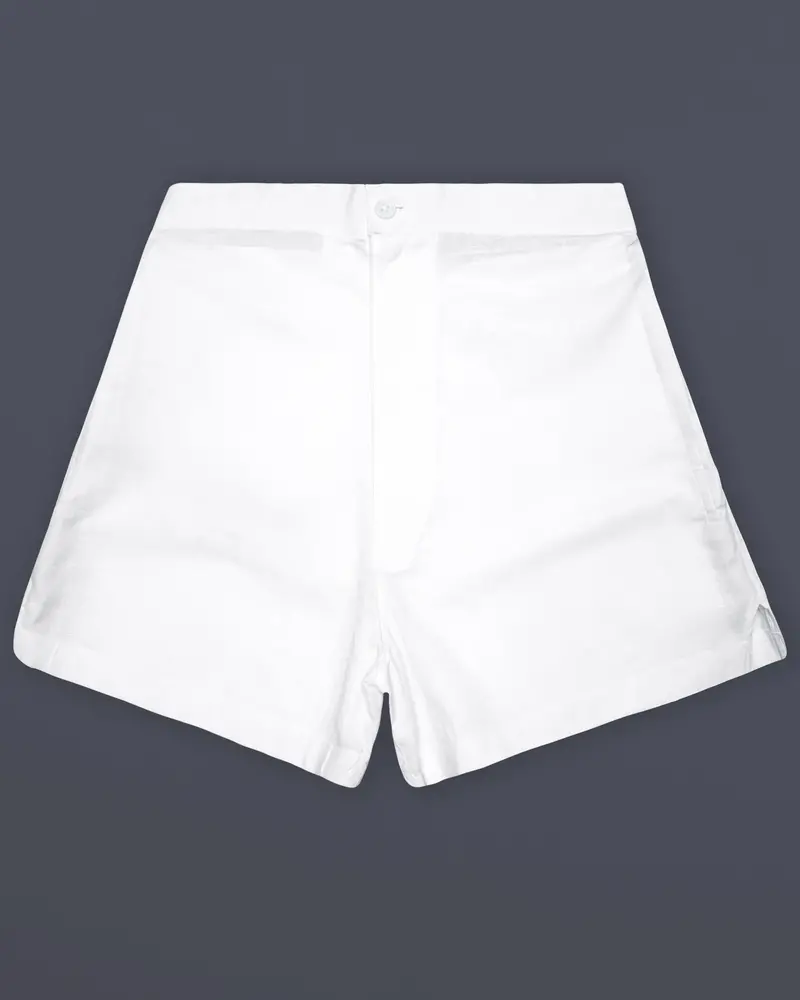 Albionis-Bright White Luxurious Linen Boxer 1