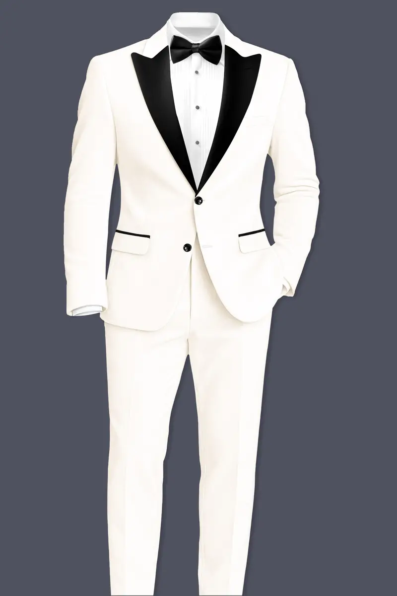 Albionis-Bright White Premium Velvet Pant 7