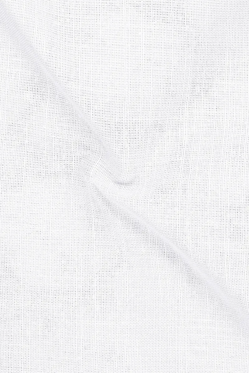 Alvesso-Bright White Luxurious Linen Single Breasted Stretchable Traveler Blazer 3