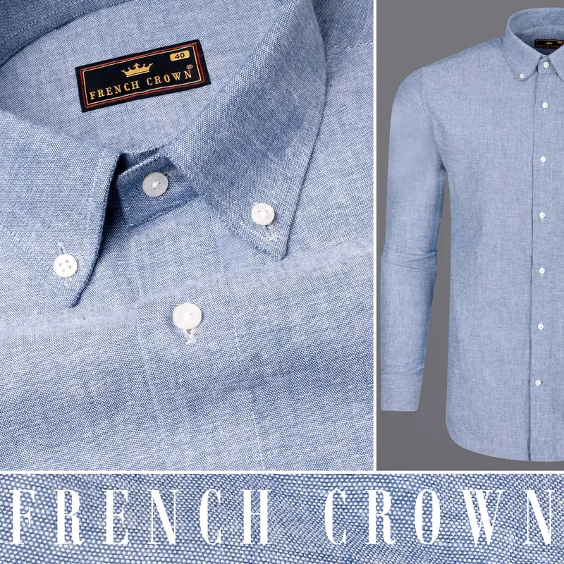 Amethyst Blue Royal Oxford Shirt 10