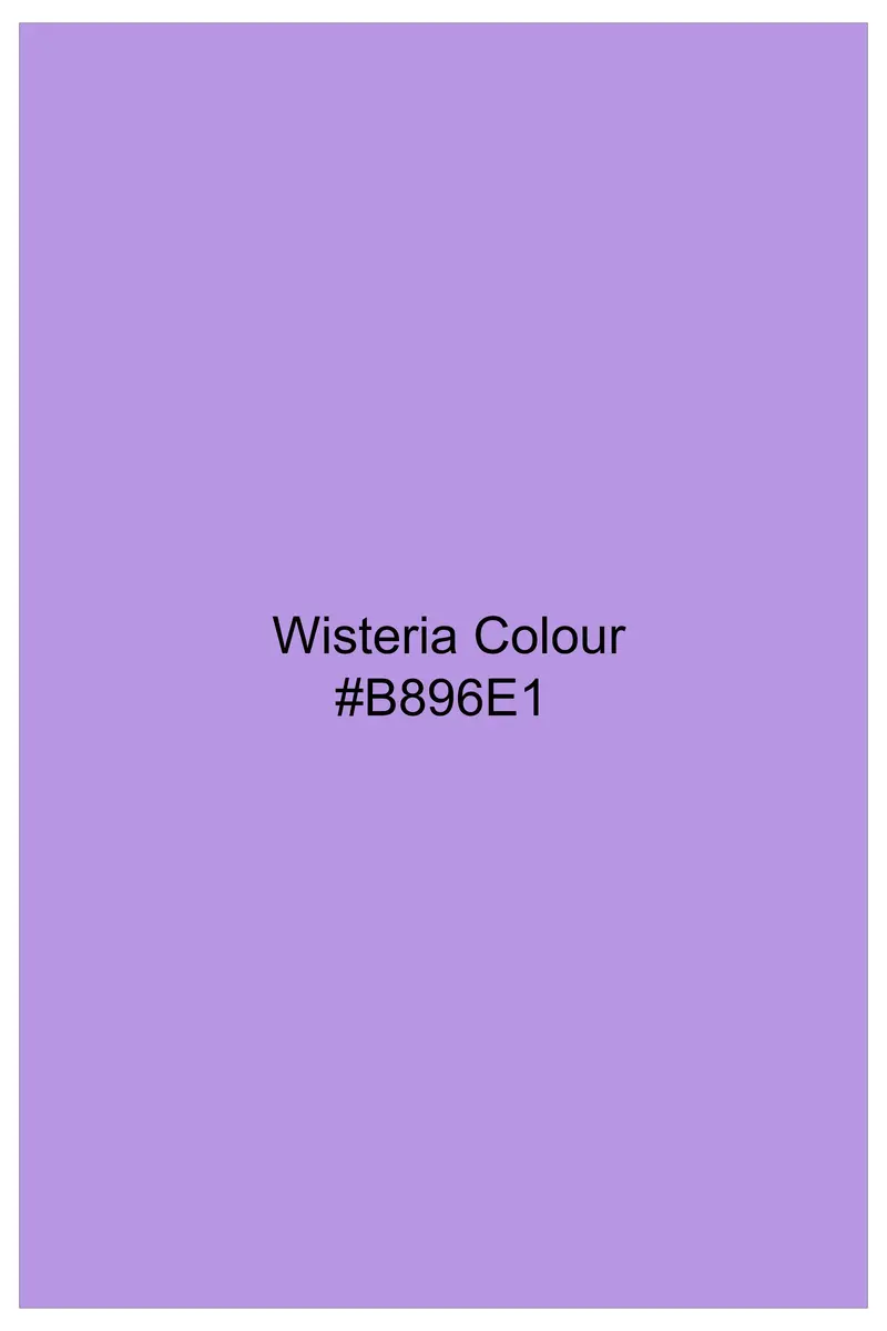 Amethyst Hue-Wisteria Purple Solid Subtle Sheen Super Soft Premium Cotton Dress Shirt 7