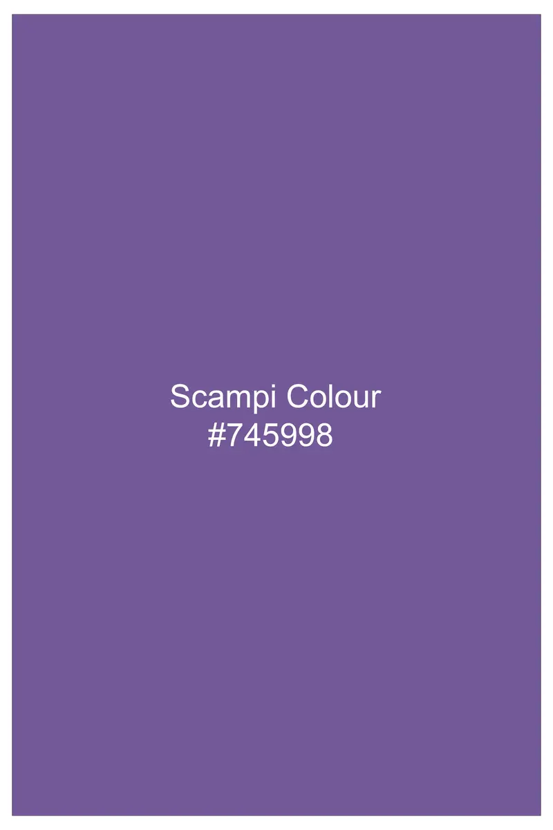 Amethyst-Scampi Purple Plaid Subtle Sheen Super Soft Premium Cotton Dress Shirt 7