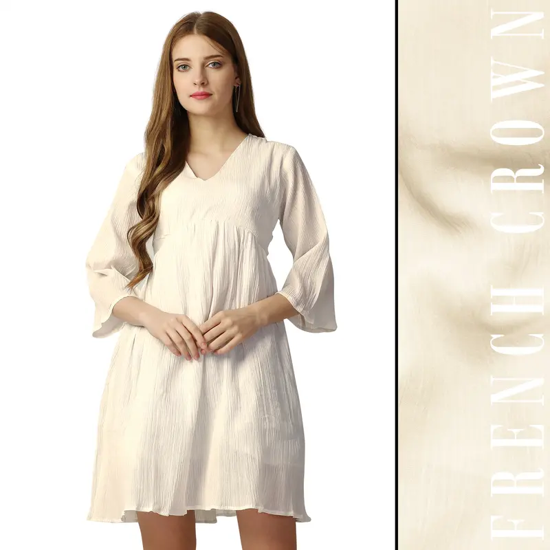 Antique Beige Premium Cotton Dress 1