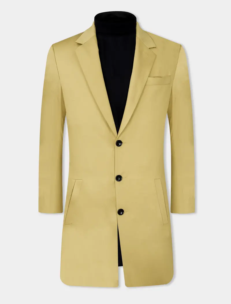 Apache Brown Premium Cotton Overcoat 2