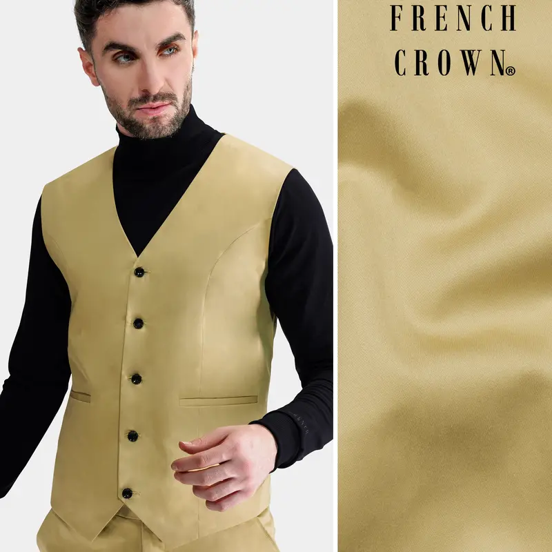Apache Brown Premium Cotton Waistcoat 1