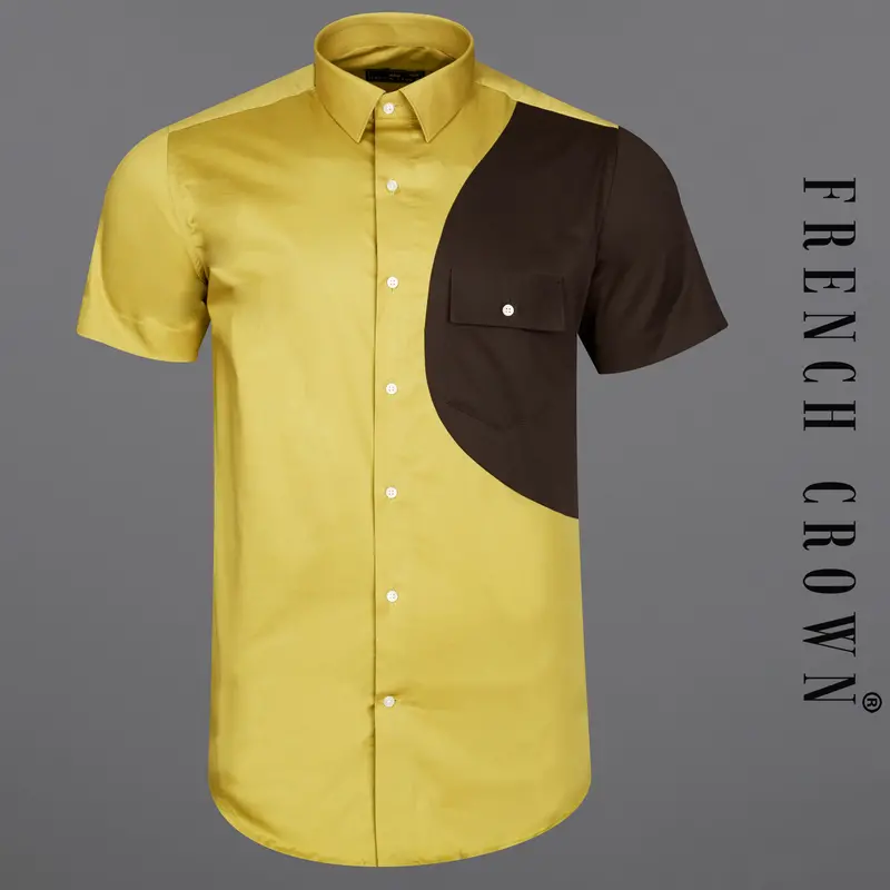 Apache Yellow Super Soft Designer Shirt 1