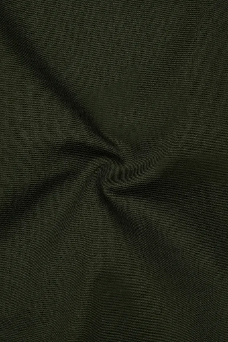 Arborix-Olive Green Super Soft Premium Giza Cotton Dress Shirt 3