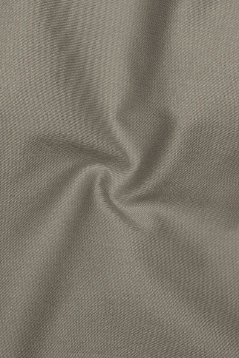 Argento-Makara Gray Subtle Sheen Super Soft Premium Cotton Cut Away Collar Dress Shirt 3