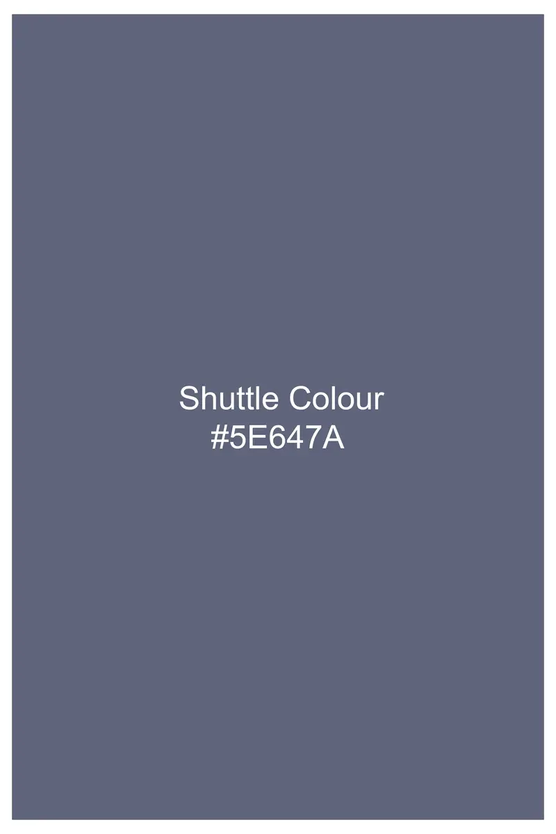 Argento-Shuttle Gray Subtle Sheen Super Soft Premium Cotton Tuxedo Dress Shirt 9