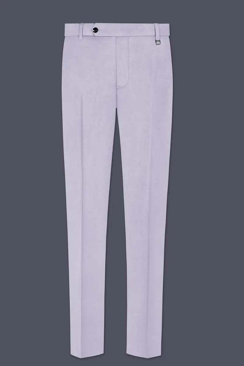 Argivell-French Gray Velvet Stretchable Waistband Pant 2