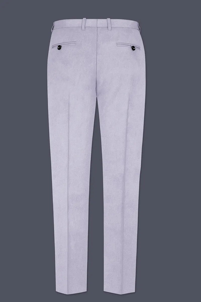 Argivell-French Gray Velvet Stretchable Waistband Pant 5