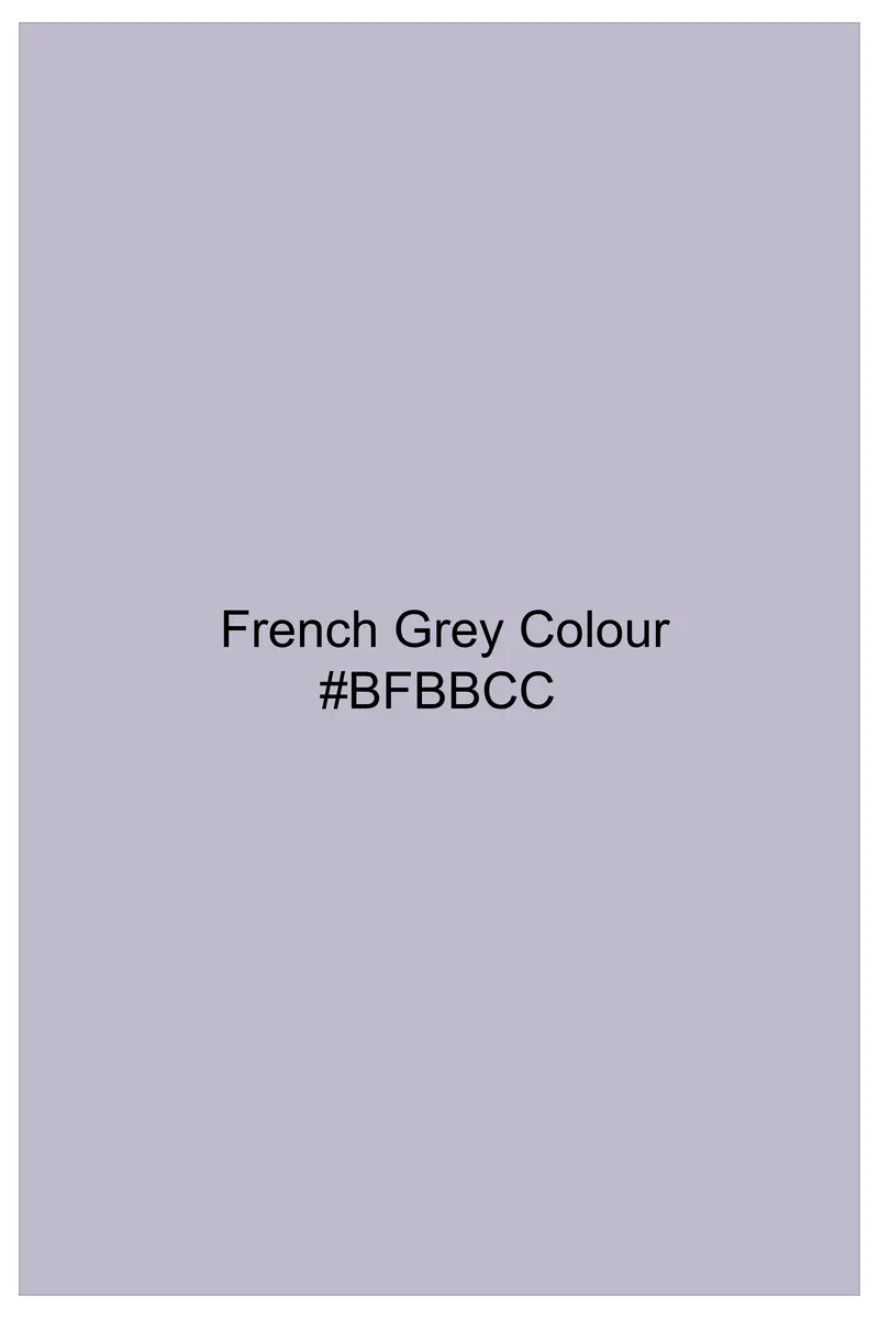 Argivell-French Gray Velvet Stretchable Waistband Pant 8