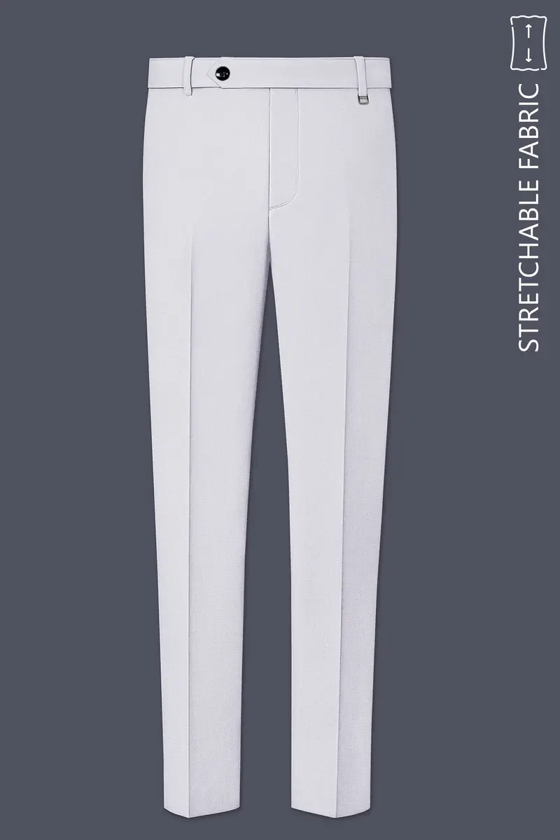 Aristo-Alto Gray Luxurious Linen Stretchable Waistband Pant 2