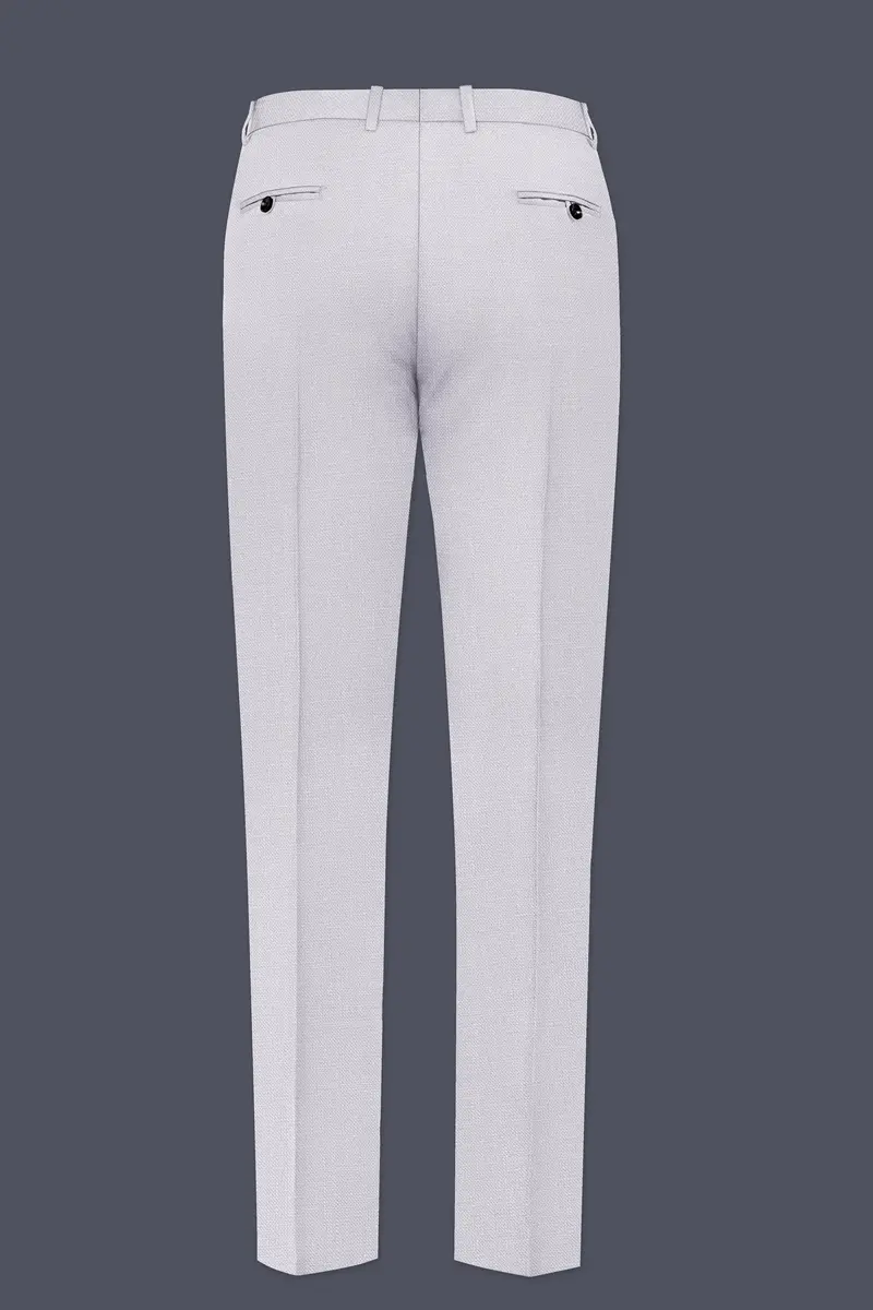Aristo-Alto Gray Luxurious Linen Stretchable Waistband Pant 5
