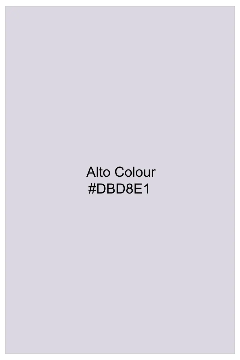 Aristo-Alto Gray Luxurious Linen Stretchable Waistband Pant 8