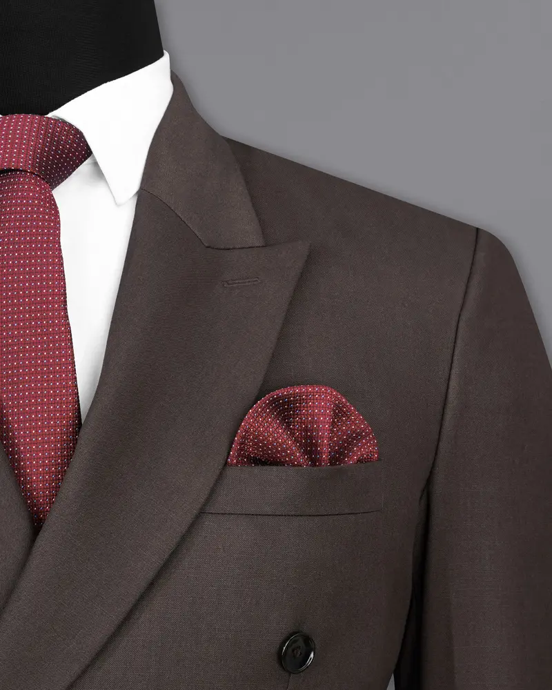 Armadillo Brown Double Breasted Blazer 6