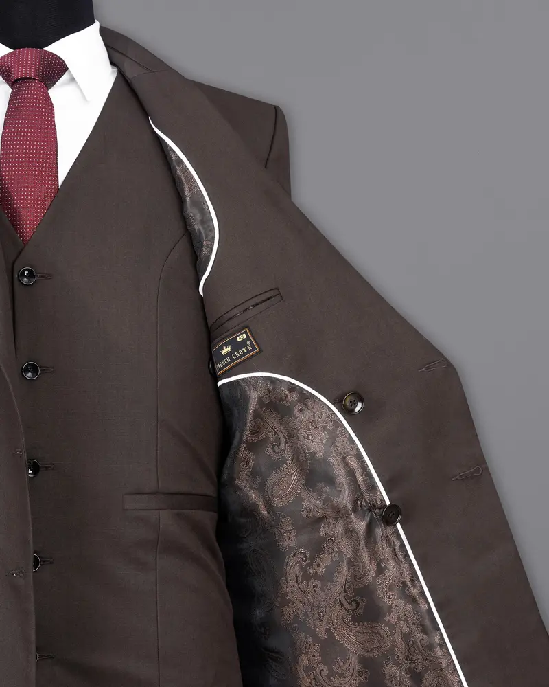Armadillo Brown Double Breasted Blazer 7