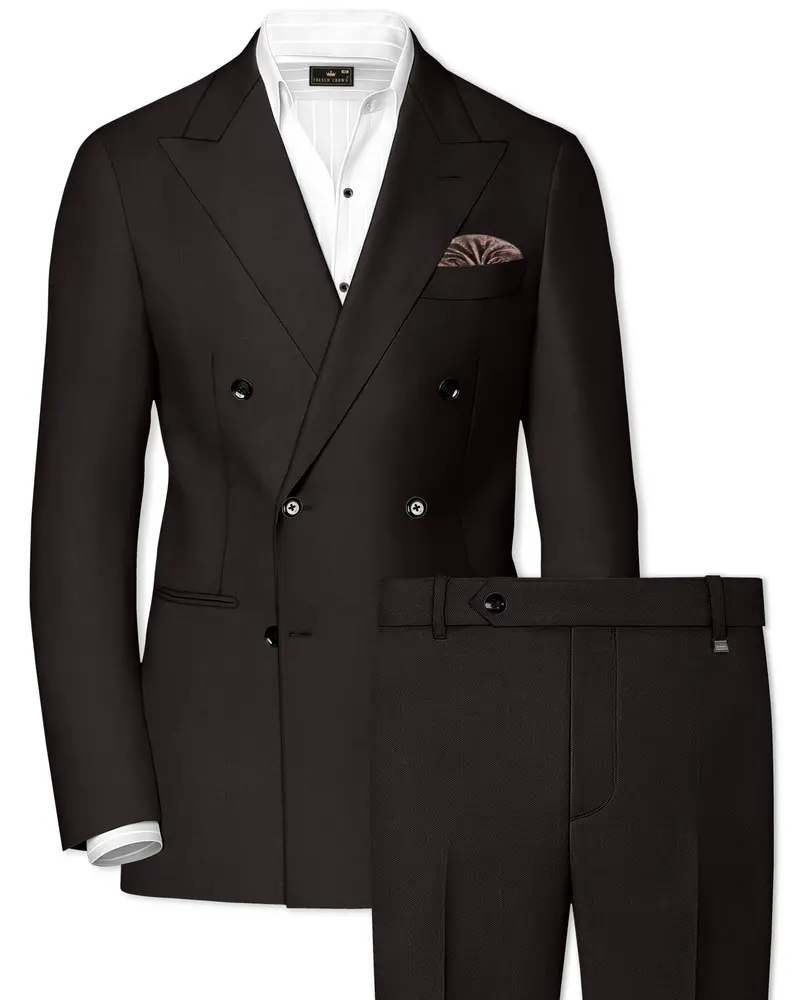 Armadillo Brown Double Breasted Suit 1