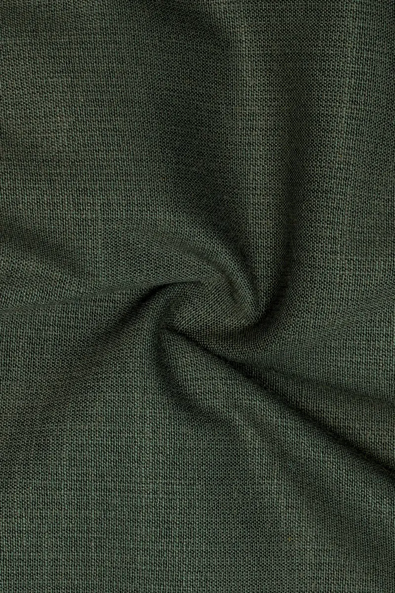 Armadillo Green Solid Premium Cotton Pant 3