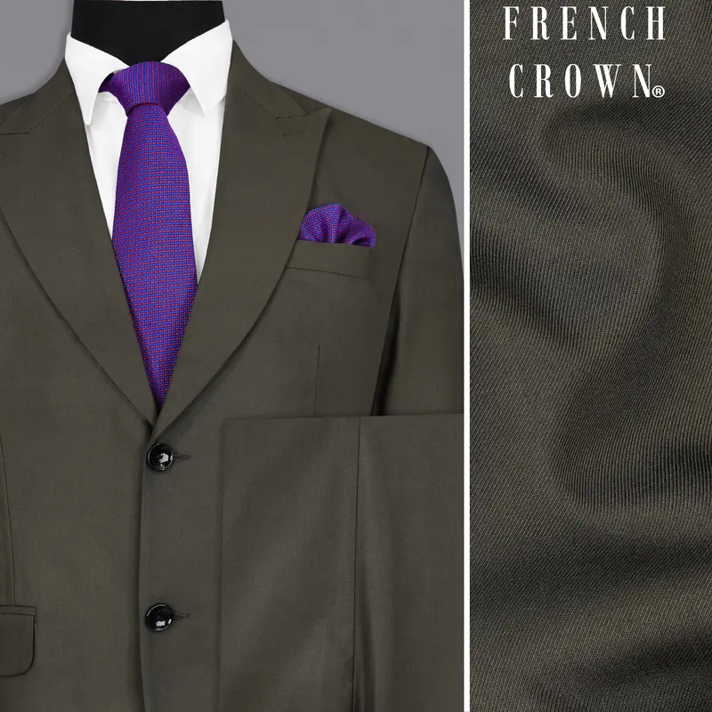 Armadillo Steel Gray Single Breasted Suit 1