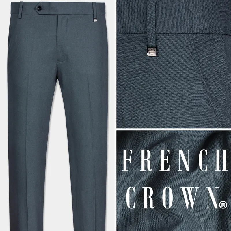 Arsenic Gray Premium Cotton Pant 1