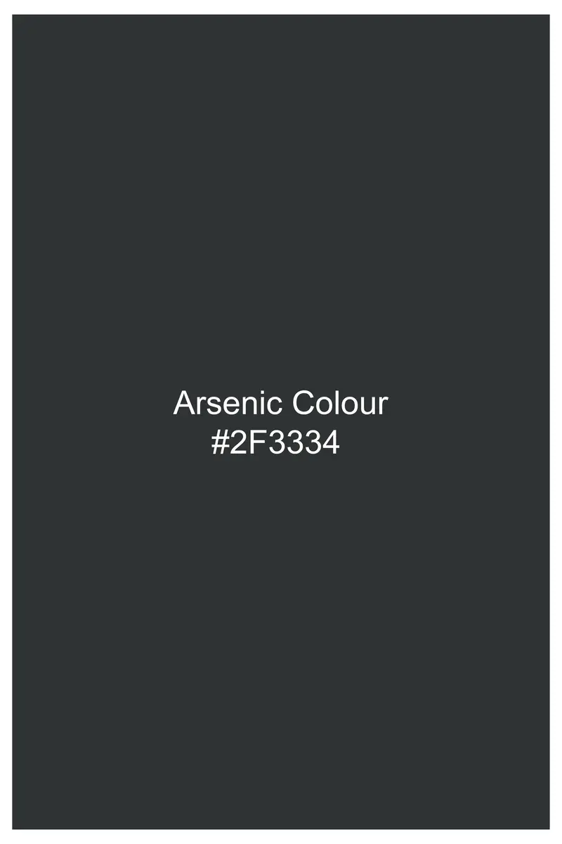 Arsenic Grey Wool Rich Double Breasted Blazer 7