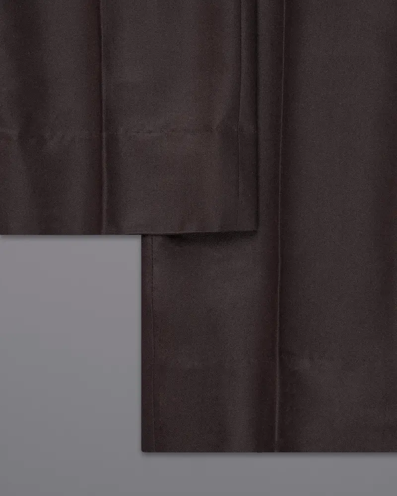 Aubergine Wool Rich Pant 6