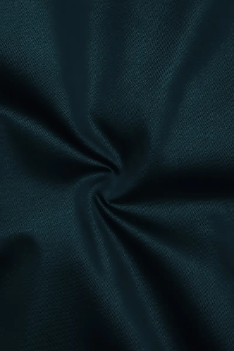 Aureburn-Burnham Green Subtle Sheen Super Soft Premium Cotton Mandarin Shirt 3
