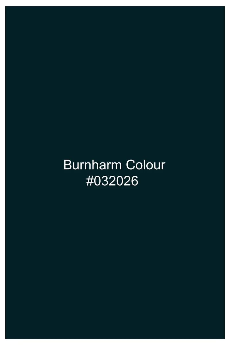 Aureburn-Burnham Green Subtle Sheen Super Soft Premium Cotton Mandarin Shirt 7