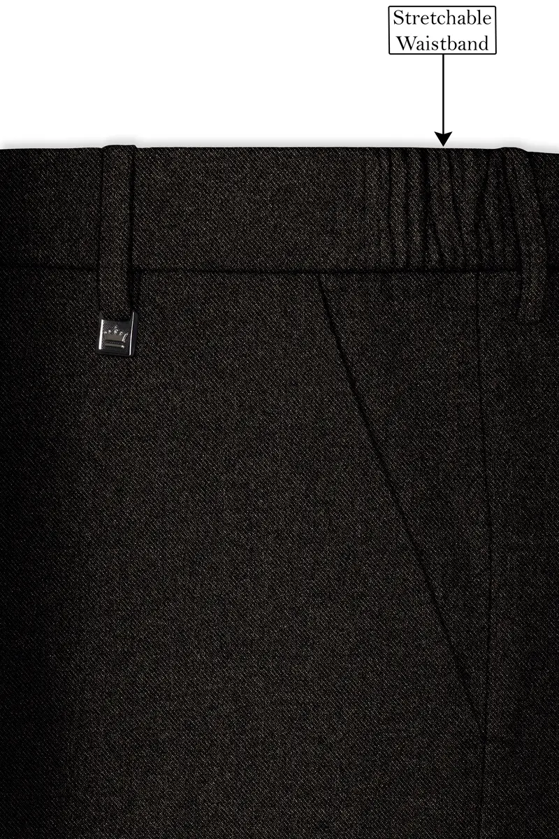 Auregond-Gondola Brown Textured Tweed Single Breasted Sports Suit 15