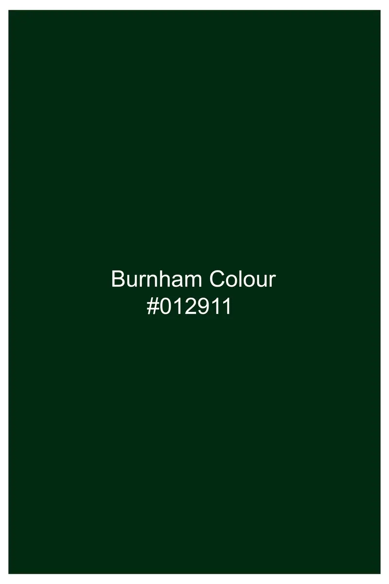 Aurel-Burnham Green Velvet Stretchable Waistband Pant 8
