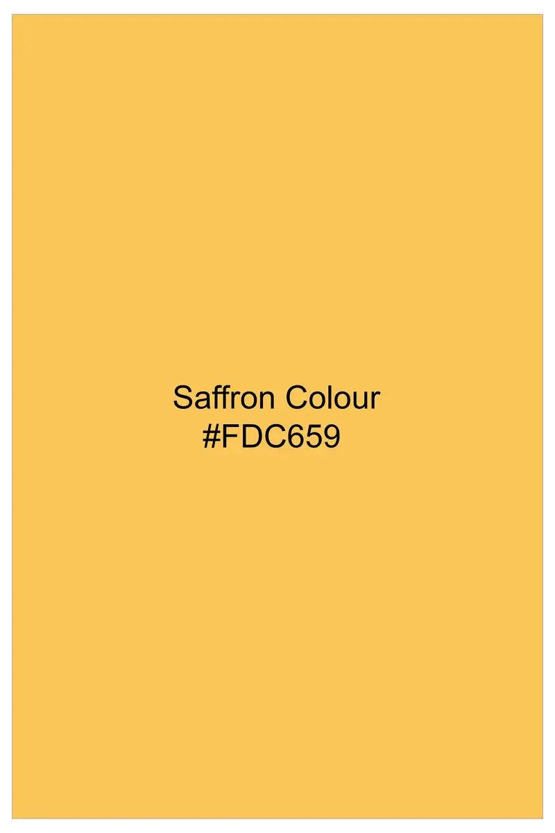 Aurelix-Saffron Yellow Printed Subtle Sheen Super Soft Premium Cotton Lounge Pant 8