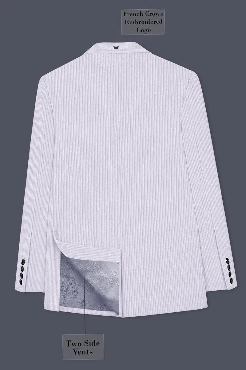 Auremerc-Mercury Gray Corduroy Premium Single Breasted Sports Blazer 9