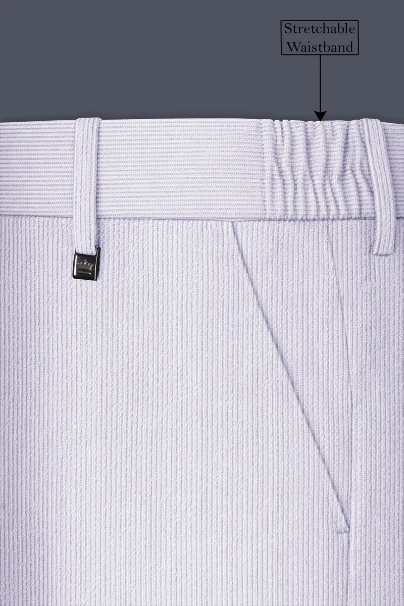 Auremerc-Mercury Gray Corduroy Premium Stretchable Waistband Pant 6