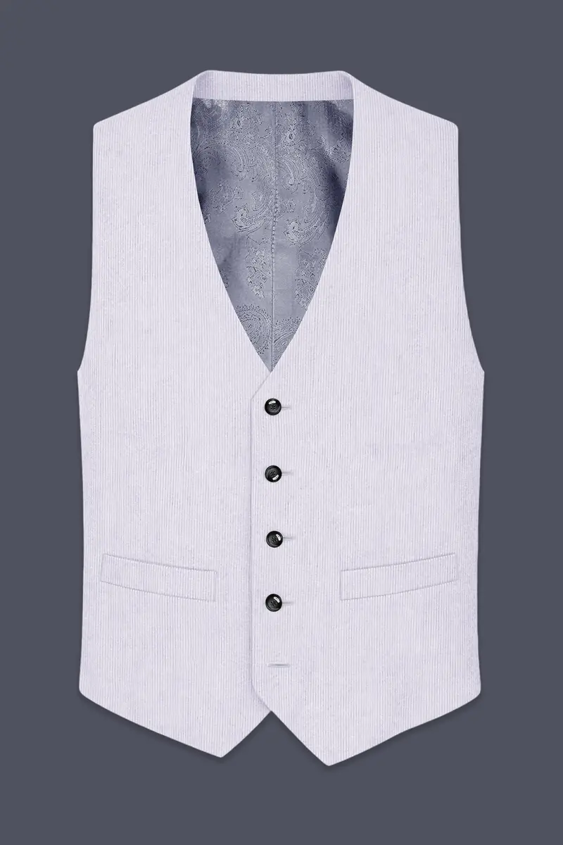 Auremerc-Mercury Gray Corduroy Premium Waistcoat 2